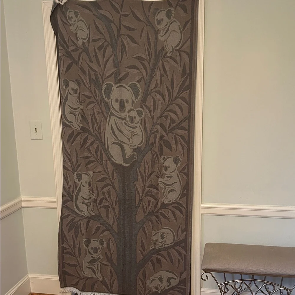 Heirloom Koalas in Gum Tree Curtain Panel Australia’s Unique Wonders 40 x 84 in